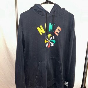 Nike Men's Multicolor Logo Hoodie